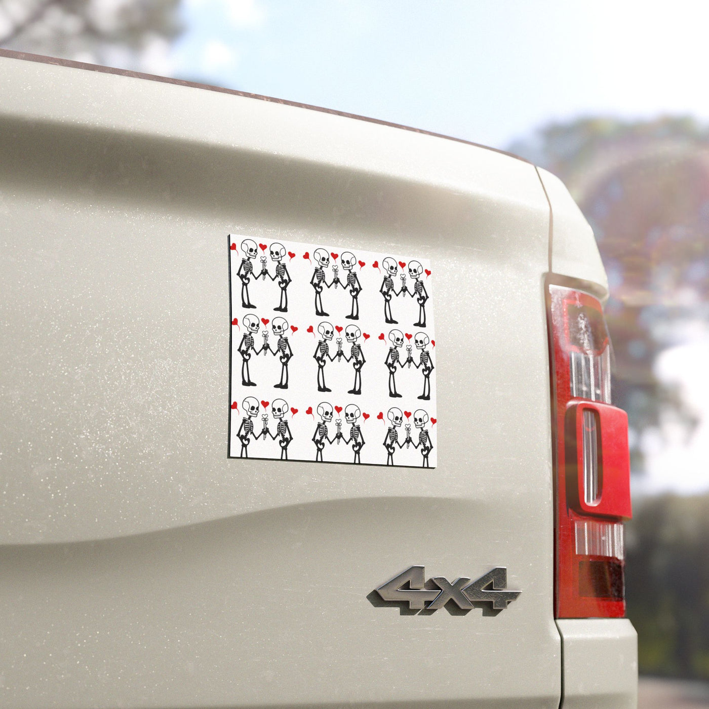 Car Magnet: Skeletally Yours.