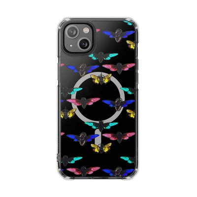 Phone Case: Magnetic Glow Moth Clear Impact Iphone Case