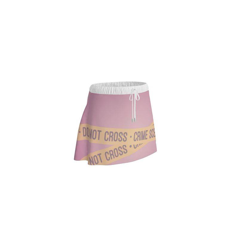 Skirt: Caution Tape True Crime Design