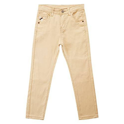 Children Boy's Skinny Chino Pants Kids Cute School Uniform Elastic Waist Straight Pants Stretchy Jeans