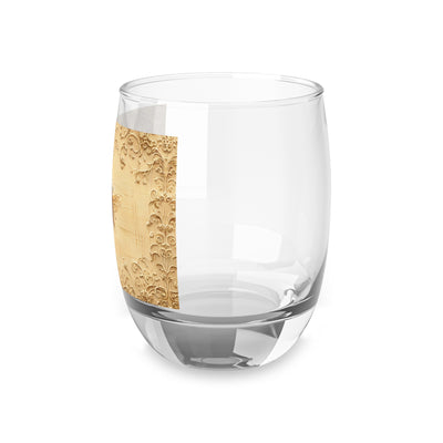 Whiskey Glass: Bee Design