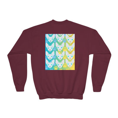 Sweatshirt: Hairless Kitty Design Crewneck